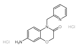 7-AMINO-4-(PYRIDIN-2-YLMETHYL)-2H-BENZO[B][1,4]OXAZIN-3(4H)-ONE DIHYDROCHLORIDE structure, CAS 120101-67-9