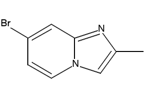 7-AMINO-8-BROMO-2-METHYLIMIDAZO[1,2-A]PYRIDINE structure, CAS 1033434-88-6
