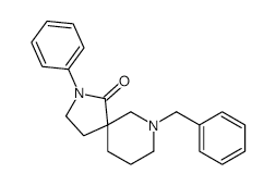 7-BENZYL-2-PHENYL-2,7-DIAZASPIRO[4.5]DECAN-1-ONE structure, CAS 852339-03-8