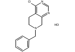 7-BENZYL-4-CHLORO-5,6,7,8-TETRAHYDROPYRIDO[3,4-D]PYRIMIDINE HYDROCHLORIDE structure, CAS 1187830-71-2