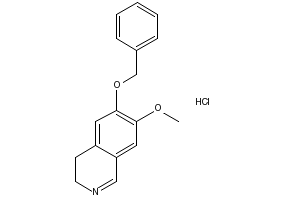 7-BENZYLOXY-6-METHOXY-3,4-DIHYDROISOQUINOLINE structure, CAS 15357-92-3