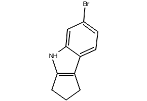 7-BROMO-1,2,3,4-TETRAHYDROCYCLOPENTA[B]INDOLE structure, CAS 164736-47-4