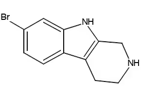 7-BROMO-2,3,4,9-TETRAHYDRO-1H-PYRIDO[3,4-B]INDOLE structure, CAS 108061-47-8