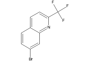 7-BROMO-2-(TRIFLUOROMETHYL)QUINOLINE structure, CAS 176722-72-8
