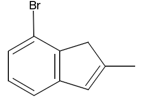 7-BROMO-2-METHYL-1H-INDENE structure, CAS 880652-93-7