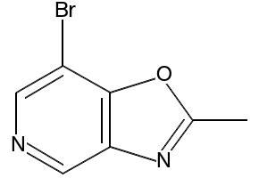 7-BROMO-2-METHYLOXAZOLO[4,5-C]PYRIDINE structure, CAS 116081-17-5