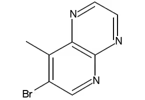 7-BROMO-2-METHYLPYRIDO[2,3-B]PYRAZINE structure, CAS 155629-94-0