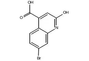 7-BROMO-2-OXO-1,2-DIHYDROQUINOLINE-4-CARBOXYLIC ACID structure, CAS 762260-63-9