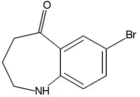 7-BROMO-3,4-DIHYDRO-1H-BENZO[B]AZEPIN-5(2H)-ONE structure, CAS 3951-89-1