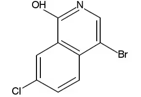 7-BROMO-4-CHLOROISOQUINOLIN-1(2H)-ONE structure, CAS 223671-87-2