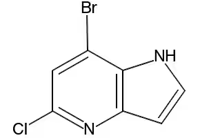 7-BROMO-5-CHLORO-4-AZAINDOLE structure, CAS 1082040-90-1