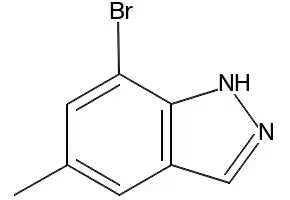 7-BROMO-5-METHYL-1H-INDAZOLE structure, CAS 885272-97-9