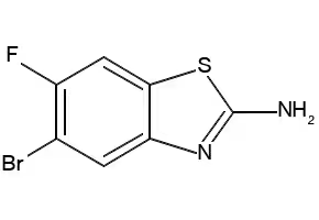 7-BROMO-5-NITROBENZO[D]THIAZOL-6-AMINE structure, CAS 19620-21-7