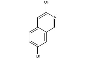 7-BROMOISOQUINOLIN-3-OL structure, CAS 662139-46-0