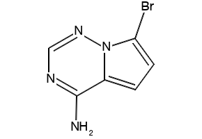 7-BROMOPYRROLO[2,1-F][1,2,4]TRIAZIN-4-AMINE structure, CAS 937046-98-5