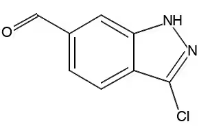 7-CHLORO-1H-INDAZOLE-3-CARBALDEHYDE structure, CAS 885519-02-8