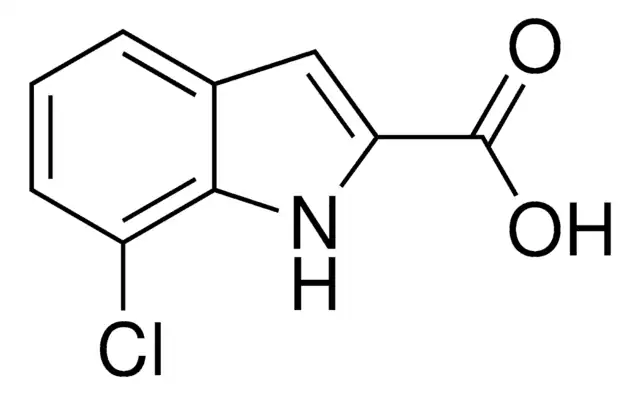 7-CHLORO-1H-INDOLE-2-CARBOXYLIC ACID structure, CAS 28899-75-4