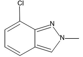 7-CHLORO-2-METHYL-2H-INDAZOLE structure, CAS 1216469-16-7