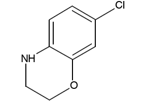 7-CHLORO-3,4-DIHYDRO-2H-BENZO[B][1,4]OXAZINE structure, CAS 113770-21-1