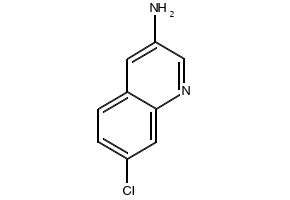 7-CHLORO-3-QUINOLINAMINE structure, CAS 1195710-15-6