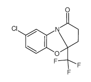 7-CHLORO-3A-(TRIFLUOROMETHYL)-3,3A-DIHYDROBENZO[D]PYRROLO[2,1-B]OXAZOL-1(2H)-ONE structure, CAS 1190209-17-6