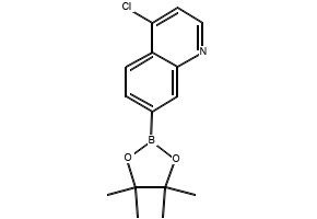 7-CHLORO-4-(4,4,5,5-TETRAMETHYL-1,3,2-DIOXABOROLAN-2-YL)QUINOLINE structure, CAS 871125-83-6