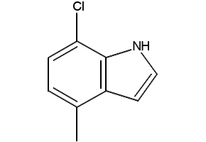 7-CHLORO-4-METHYL-1H-INDOLE structure, CAS 941294-27-5