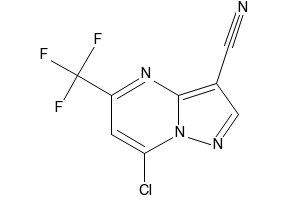 7-CHLORO-5-METHYLPYRAZOLO[1,5-A]PYRIMIDINE-3-CARBONITRILE structure, CAS 138904-34-4