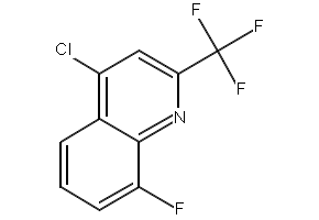 7-CHLORO-8-FLUORO-2-(TRIFLUOROMETHYL)QUINOLIN-4-OL structure, CAS 1150164-84-3