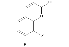 7-CHLORO-8-FLUOROQUINOLINE structure, CAS 1133116-09-2