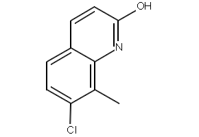 7-CHLORO-8-METHYLQUINOLIN-2(1H)-ONE structure, CAS 73108-76-6