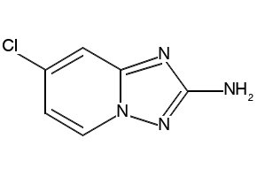 7-CHLORO[1,2,4]TRIAZOLO[1,5-A]PYRIDIN-2-AMINE structure, CAS 1131410-85-9