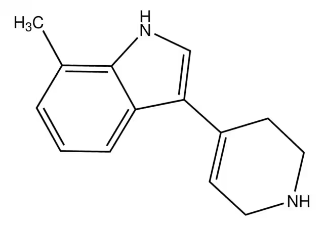 7-FLUORO-3-(1,2,3,6-TETRAHYDROPYRIDIN-4-YL)-1H-INDOLE structure, CAS 200714-22-3