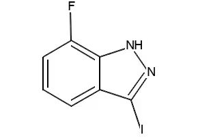 7-FLUORO-3-IODO-1H-INDAZOLE structure, CAS 944904-38-5