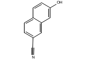 7-HYDROXY-2-NAPHTHONITRILE structure, CAS 130200-58-7