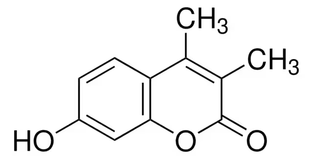 7-HYDROXY-4,8-DIMETHYL-2H-CHROMEN-2-ONE structure, CAS 4115-76-8