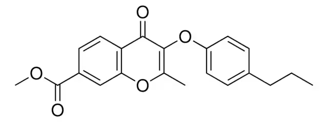 7-HYDROXY-4-OXO-8-PROPYL-4H-CHROMENE-2-CARBOXYLIC ACID structure, CAS 105212-09-7