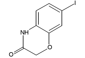 7-IODO-2H-BENZO[B][1,4]OXAZIN-3(4H)-ONE structure, CAS 874840-87-6