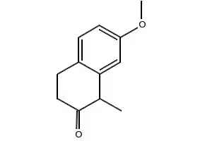 7-METHOXY-1-METHYL-3,4-DIHYDRONAPHTHALEN-2(1H)-ONE structure, CAS 1204-23-5