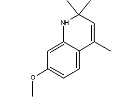 7-METHOXY-2,2,4-TRIMETHYL-1,2-DIHYDROQUINOLINE structure, CAS 1810-74-8