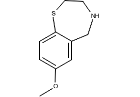 7-METHOXY-2,3,4,5-TETRAHYDROBENZO[F][1,4]THIAZEPINE structure, CAS 145903-31-7