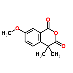 7-METHOXY-4,4-DIMETHYLISOCHROMAN-1,3-DIONE structure, CAS 55974-25-9