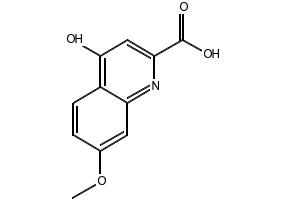 7-METHOXY-4-OXO-1,4-DIHYDROQUINOLINE-2-CARBOXYLIC ACID structure, CAS 77474-33-0