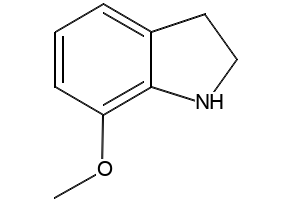 7-METHOXYINDOLINE structure, CAS 334986-99-1