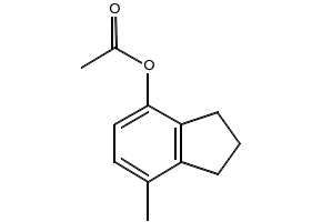 7-METHYL-2,3-DIHYDRO-1H-INDEN-4-YL ACETATE structure, CAS 175136-12-6