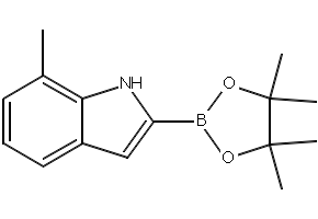 7-METHYL-2-(4,4,5,5-TETRAMETHYL-1,3,2-DIOXABOROLAN-2-YL)-1H-INDOLE structure, CAS 912331-68-1