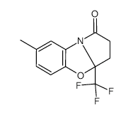 7-METHYL-3A-(TRIFLUOROMETHYL)-3,3A-DIHYDROBENZO[D]PYRROLO[2,1-B]OXAZOL-1(2H)-ONE structure, CAS 1190590-12-5