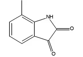 7-METHYLINDOLINE-2,3-DIONE structure, CAS 1127-59-9