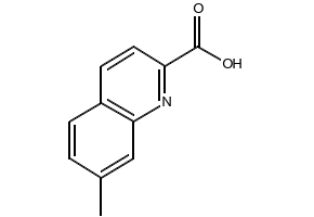 7-METHYLQUINOLINE-2-CARBOXYLIC ACID structure, CAS 75434-10-5