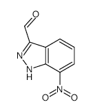 7-NITRO-1H-INDAZOLE-3-CARBALDEHYDE structure, CAS 887588-77-4